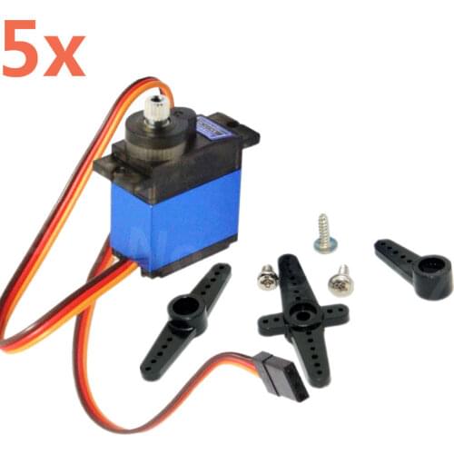 5pcs TowerPro MG92B Digital Servo Metal Gear 3.5kg/cm Torque For RC Model Airplane Aeromodelling Helicopter Parts