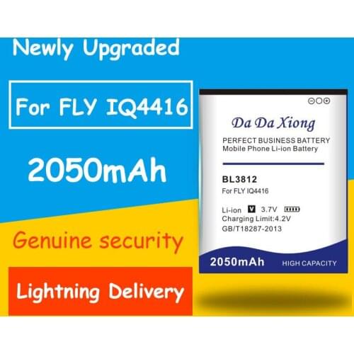 Newly Upgraded High Quality BL3812 battery 2050mAh for Fly IQ4416 3812 BL 3812 High Quality Accumulator
