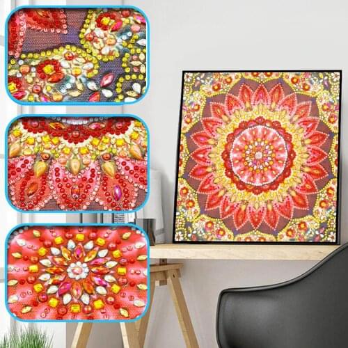 Embroidery Diamond 5D DIY Diamond Painting Flowers Cross Stitch Kits Full Square Round Diamond Mosaic Special Shaped Mandala