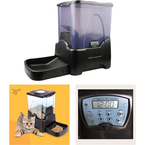 11L Large Capacity Pet Dog Cat Automatic Feeder Detachable Dog Cat Food Dispenser Food Feeding Device For Cat Dog Pet Supply