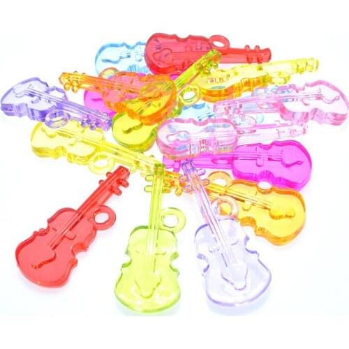 Baby early learning educational toy transparent crystal violin toy rainbow color montessori learning color math for light table