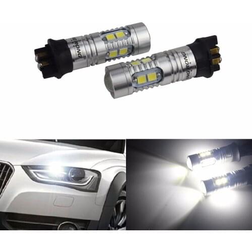 ANGRONG 2x PWY24W PW24W LED Daytime Running Light DRL White For BMW 3-Series F30 GT F34 i3 (CA211x2)