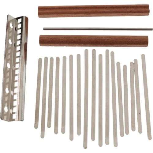 Kalimba Mbira DIY 17 Keys with Thumb Piano Bridge Percussion Instruments for Kalimba Mbira Mbrimba For Luthiers Makers
