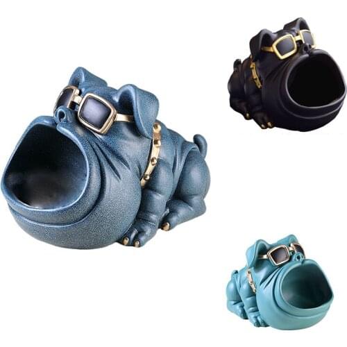 New Home Room Decor,Cool Dog Statue,Sculpture,Table Decoration,Desk Sundries Storage Box,Jewelry Storage Ornaments