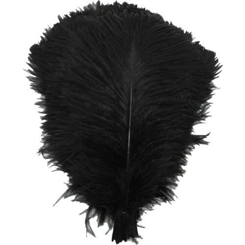 Wholesale Natural Ostrich Feathers 15-75CM 6-30 Inch Diy Christmas Party Wedding Dress Decorations black Ostrich Feathers plumes