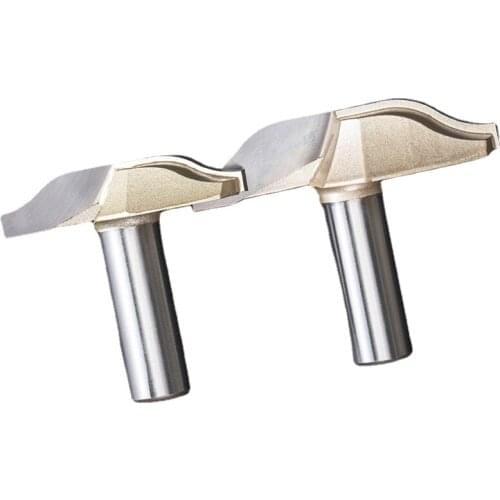 1/2Handle Household Tungsten Steel Gong Knife Use for Trimming Machine Door Plate Woodworking Milling Cutte Engraving Router Bit