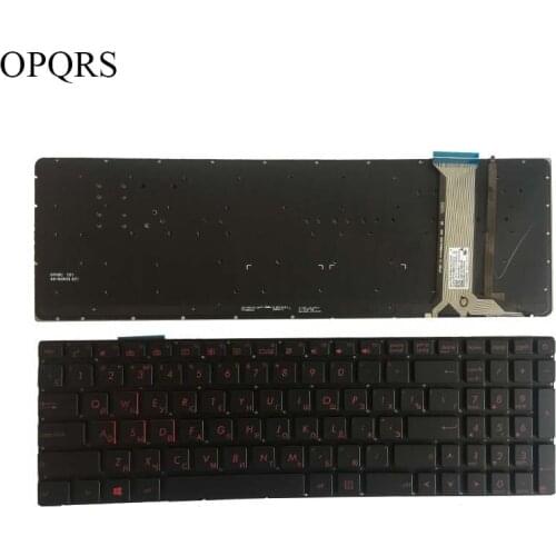 Russian Keyboard For ASUS G552 G552V G552VW G552VX FZ50JX GL752VW GL742VW backlit RU laptop keyboard