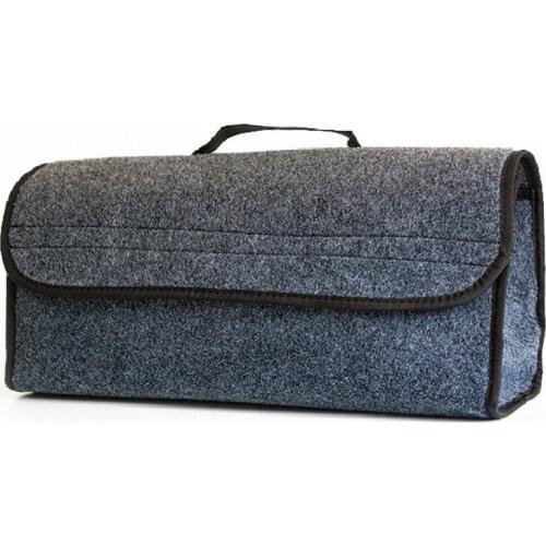 High Quality Car Felt Cloth Folding Storage Bag Adjustable Portable Car Trunk Organizer Multipurpose Storage Collapse Bag