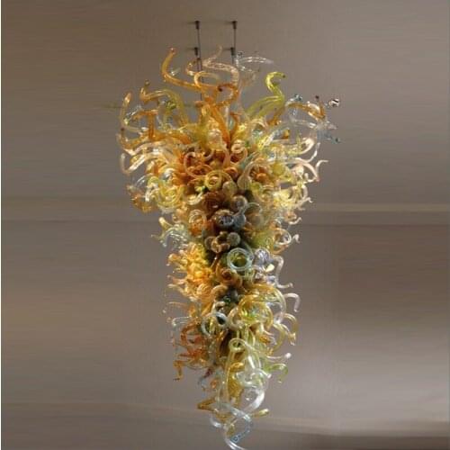 Modern Art Decor Handmade Blown Galss Chandelier Fast Shipping Modern Pendant Lamps