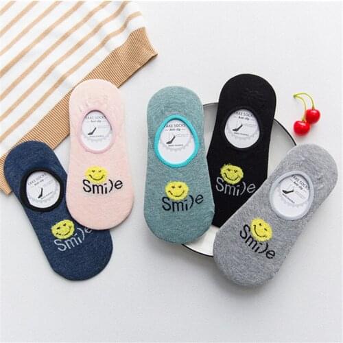 5 Pair/Lot RANMO Women Female Japanese Thin Socks Ventilation Mesh Invisible Boat Socks Breathable Cotton Summer Socks