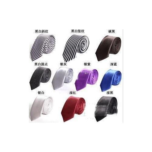 100pcs Hot men and women fashion leisure candy color Korean tie skinny tie hot sale dfgr657