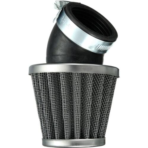 40mm Angled Air Filter Black For 50cc 110cc 125cc 140cc Pit Dirt Bike Motorcylce