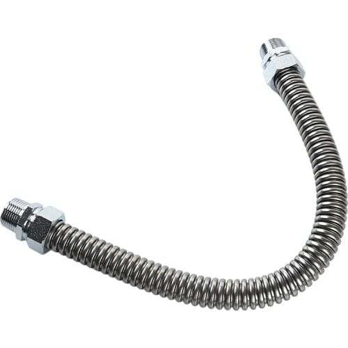 Water Hose Accessories Stainless Steel Thickened Heat-resistant Central Air Conditioning Special Bellows Metal Connection Pipe