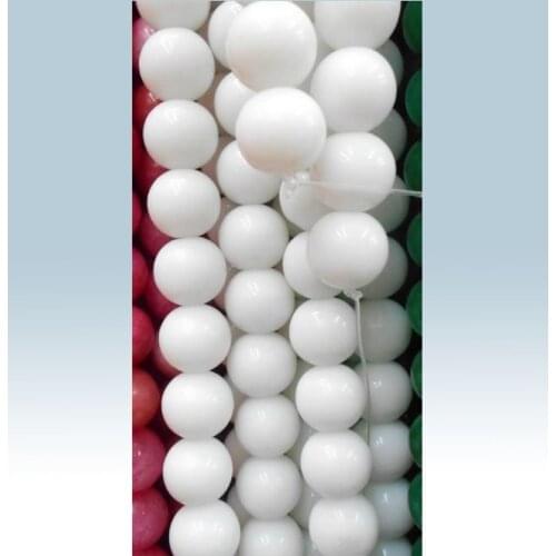 5A Quality White Frost Dull Polish Matte Onyx Round natural Stone Beads 16" Strand 6 8 10 12MM For Jewelry Making