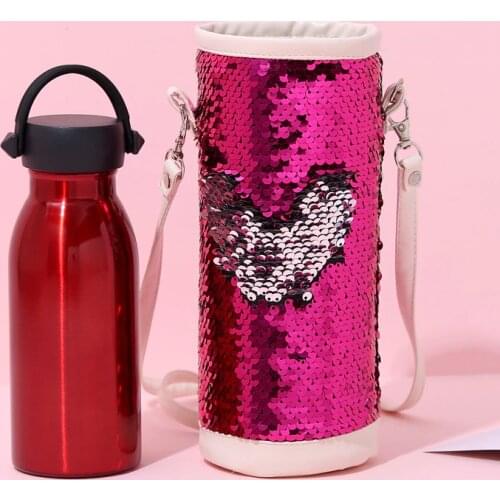 Kids shoulder small bag for water bottle Cooler bag thermal portable diagonal bag thermal insulated ice bag picnic cooler bag