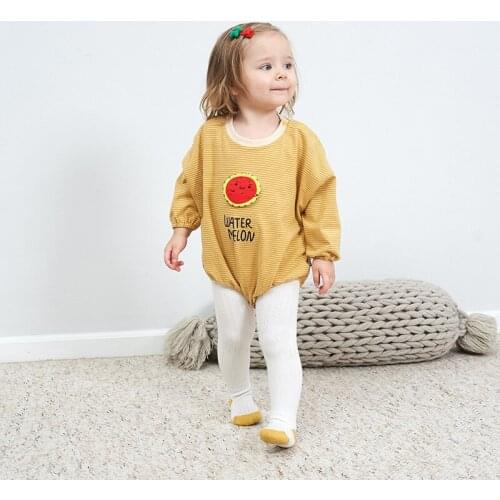 2020 Spring Baby Crew Neck Long Sleeve Newborns Romper