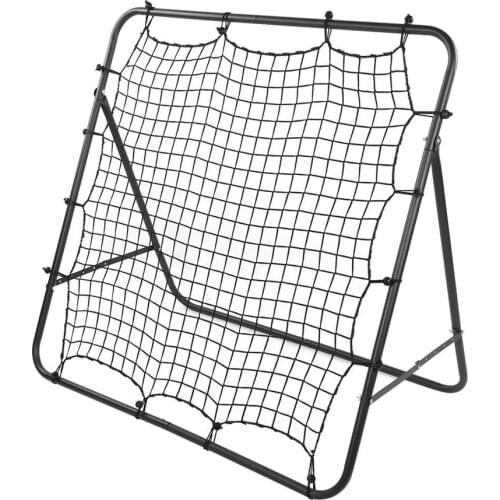 Football Rebound Target Net Steel Foldable Soccer Rebound Target Net Adjustable Soccer Bounce Goal Assist Training Equipment