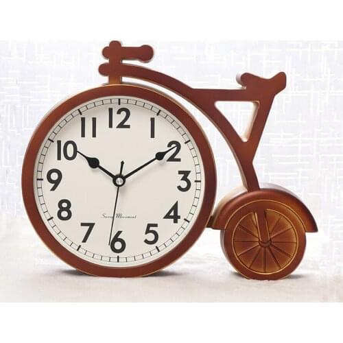 Hot Sale Nordic Retro Table Clock Home Decoration Office Living Room Mute Desk Table Watch Desk Watch Desktop Clocks Best Gift