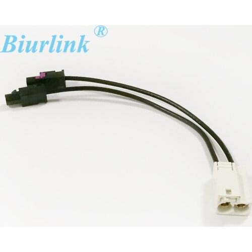 Biurlink Car CD Changer Radio Antenna Adapter Cable for VW Skoda RNS315 RCD510