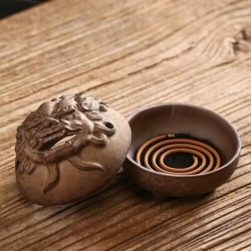 Small Size Incense Burner Ceramic Indoor Aloe Sandalwood and Incense Creative Ornament Incense Burner Buddhist Supplies