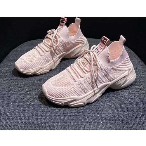 Hot Sale Womens Running Shoes Comfortable Casual Mens Sneaker Breathable Non-slip Wear-resistant Outdoor Walking Sport Shoes