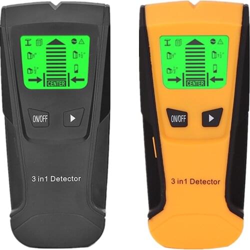3 In 1 Metal Detector Finder Wood Studs Detector AC Voltage Live Wire Detect Wall Scanner Wall Detector 60%OFF