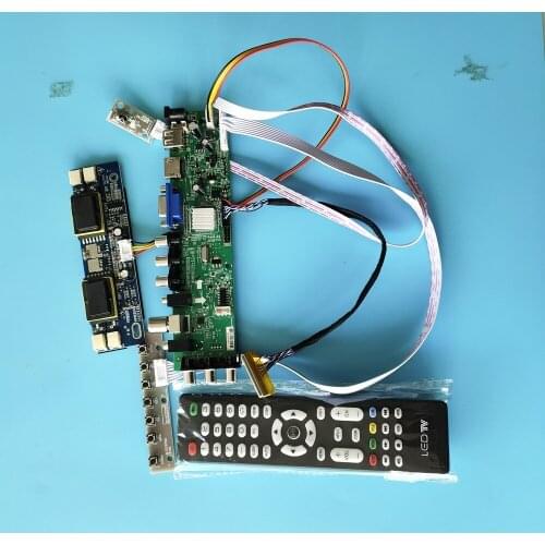 Kit for LM170E03-TLG1/LM170E03-TLG2 AV TV USB DVB-C DVB-T 30pin Controller board 4 CCFL Digital LCD Panel HDMI VGA 1280X1024 17"