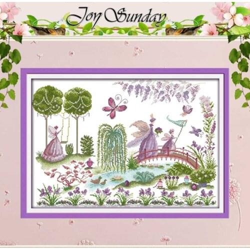 Catching butterfly Counted Cross Stitch 11CT 14CT Cross Stitch Set Wholesale Cartoon Cross-stitch Kit Embroidery Needlework