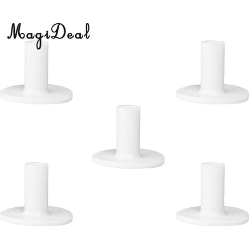 MagiDeal Pack of 5 Performance Rubber Driving Range Golf Tees Holder,Indoor Outdoor Home Training Practice Mat