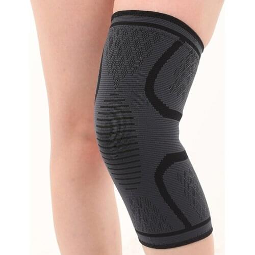 1PCS Fitness Running Cycling Knee Support Braces Elastic Nylon Sport Compression Knee Pad Sleeve for Basketball Volleyball