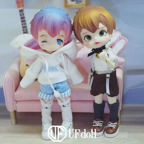 Ob11 doll shoes bjd shoes cowhide copper buckle leather boots for obitsu11,GSC clay,body9,YMY,1 / 12BJD doll Accessories boots