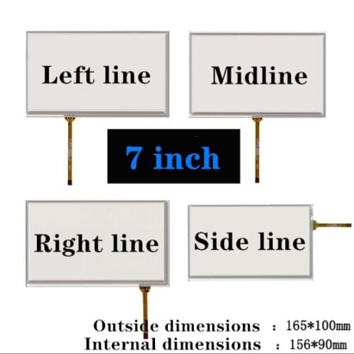 Original New Handwritten 7 Inch for Use On Bable 156*100mm 165*100mmCar DVD Navigation GPS Touch Screen Panel Free Shipping