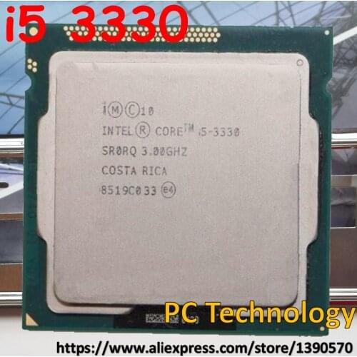 Original Intel i5-3330 i5 3330 3.2GHz CPU 6M LGA1155 77W desktop Quad-Core Free shipping ship out within 1 day