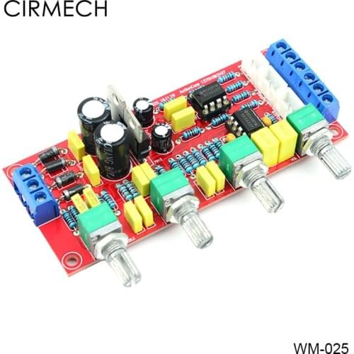CIRMECH NE5532 OP-AMP HIFI Amplifier Preamplifier Volume Tone EQ Control Board DIY KIT and finished product