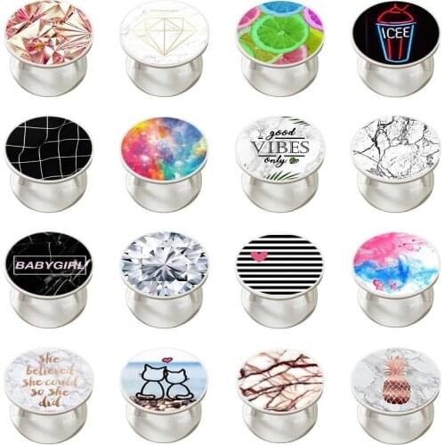 Practical Finger Holder cute Pattern Smartphone Holder Finger Grip Holder Phones Holder