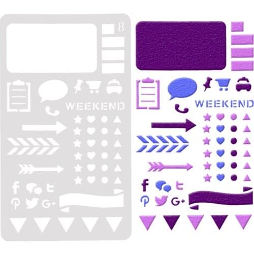 Frame Layering Stencils Drawing Color Spray stencil DIY Scrapbook photo album Decorative Embossing DIY Card Crafts