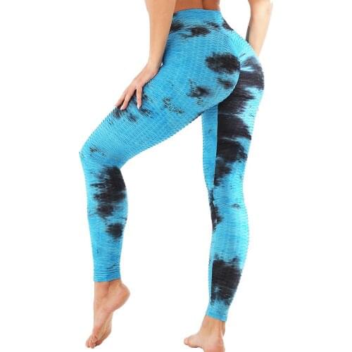 High Waist Push Up Yoga Pants Women Gym Sport Leggings strethy tie-dye Running Fitness Trousers workout GYM Pants
