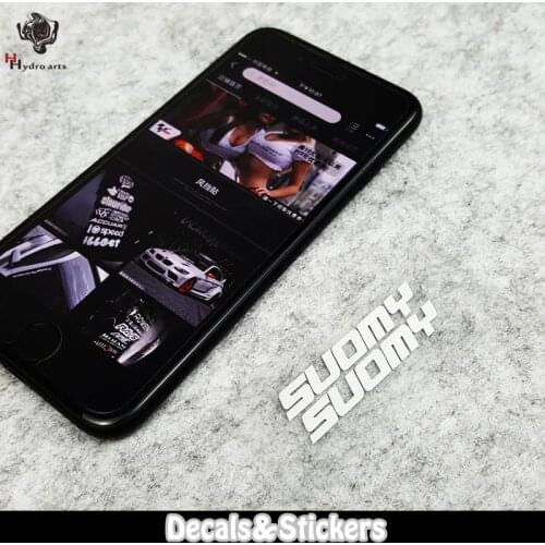 NO.L050 SUOMY 3M Reflective Stickers MOTO GP Car Sticker Waterproof Decals Racing Motorcycle Helmet Glass