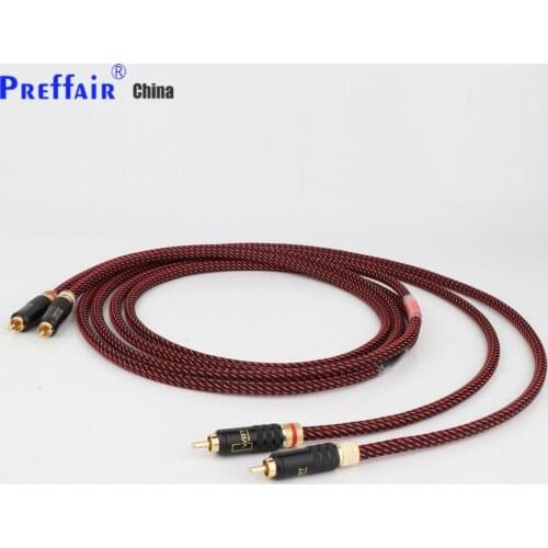 Hi End Audio Cable High End HIFI RCA Audio Cables With WBT0144 Plug Audio Cable