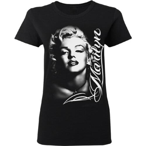 Marilyn Monroe Potrait Blonde Star Womens T-shirt