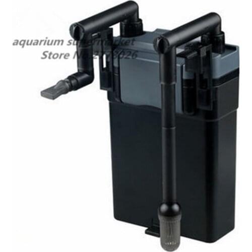 1 piece SUNSUN HBL-802 6W black easy to use wall-mounted external filter for fish tank aquarium filter equipment