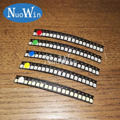 100pcs 1210 SMD LED White Red Blue Yellow Green Orange Warm White Pink Purple RGB Light Emitting Diode