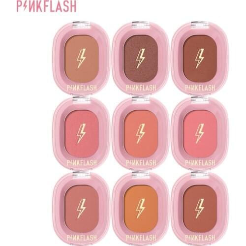 9 Colors Face Blusher Powder Rouge Makeup Cheek Blusher Powder Minerals Palettes Blusher Brush Palette Cream Natural Blush TSLM1