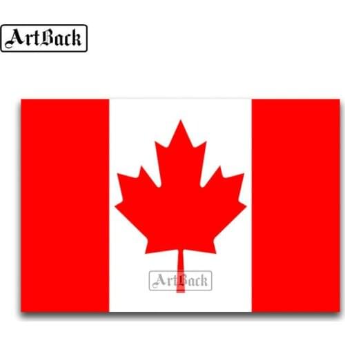 New 5D Diamond Painting "Canada Flag" Icon Square / Round Drill Embroidery 3d Rhinestone Home Decor Painting Love My Country