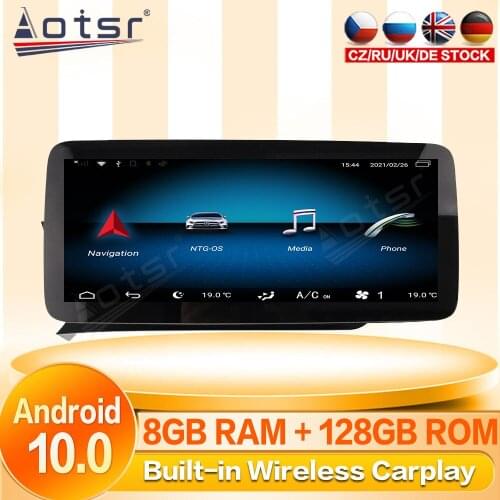 Android Tape Radio Recorder Car For MERCEDES BENZ C W204 C180 C200 C260 C63 2011-2014 GPS Navi Player Stereo Autoradio Head unit