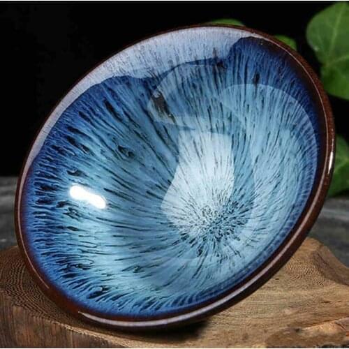 JIANZHAN TEA CUP (TIANMU) OIL SPOT TENMOKU TEA BOWL Ocean Hearts