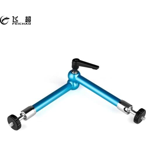 FEICHAO 7" 11" Adjustable Magic Arm Dual 1/4 Screw for Mounting Monitor LED Light Video Flash DSLR Camera Magic Articulated Arm