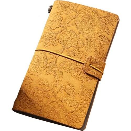 Classics RetroTravel Faux Leather Cover Diary Notebook Pocket Writing Book TPN170