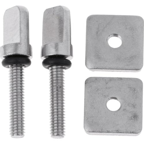 Hot 2 Sets Stainless Steel Surf Thumb Fin Screw For Longboard SUP Surfing Board Fin Screws Replacement Kit Surfing Accessories