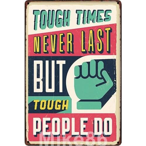 [ Mike86 ] TOUCH TIMES NEVER LAST Metal SIGN Decor SHOP HOTEL Inspirational Poster WALL PLAQUE Mural Painting SL-9299